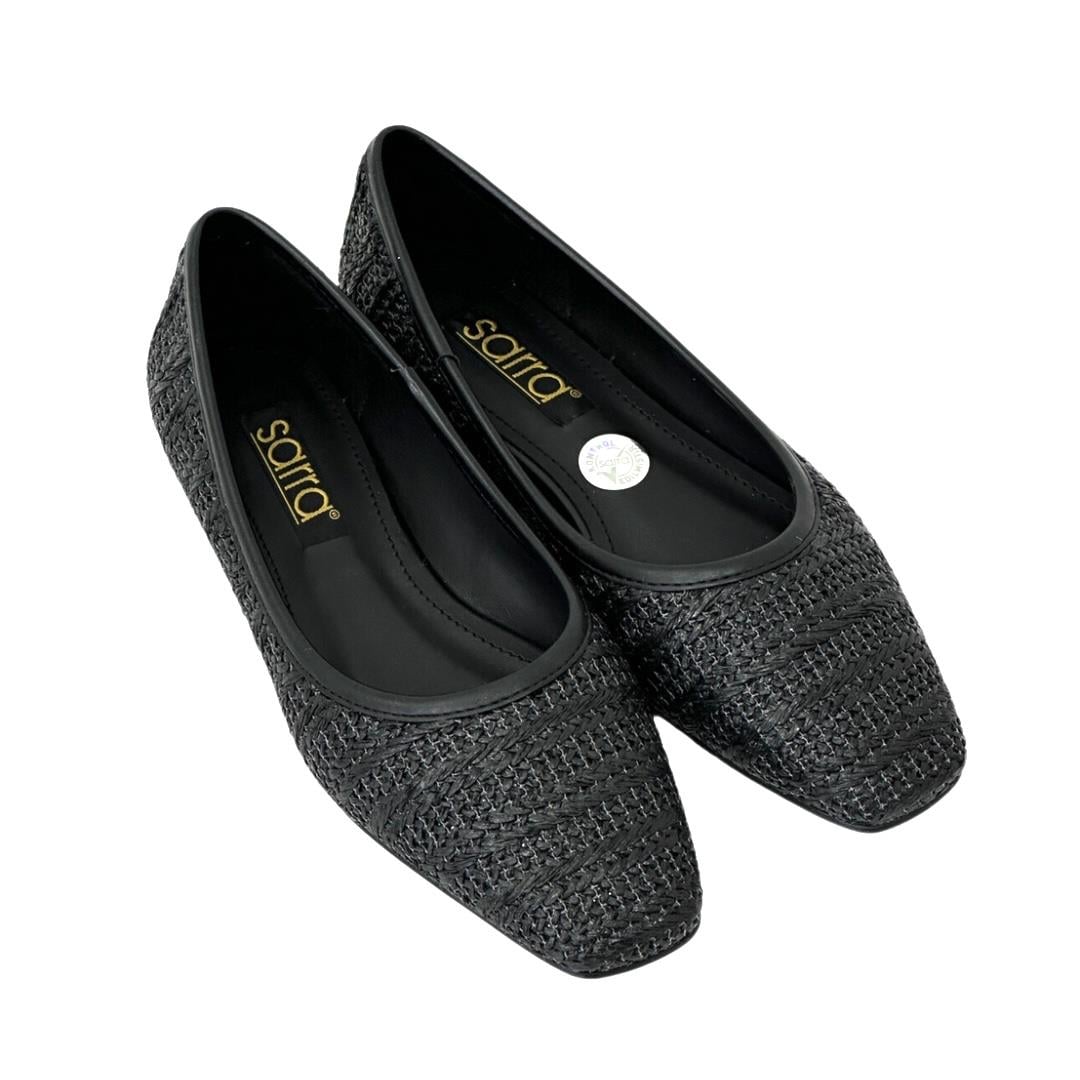 Hasır Kut Burunlu Tasarım Babet