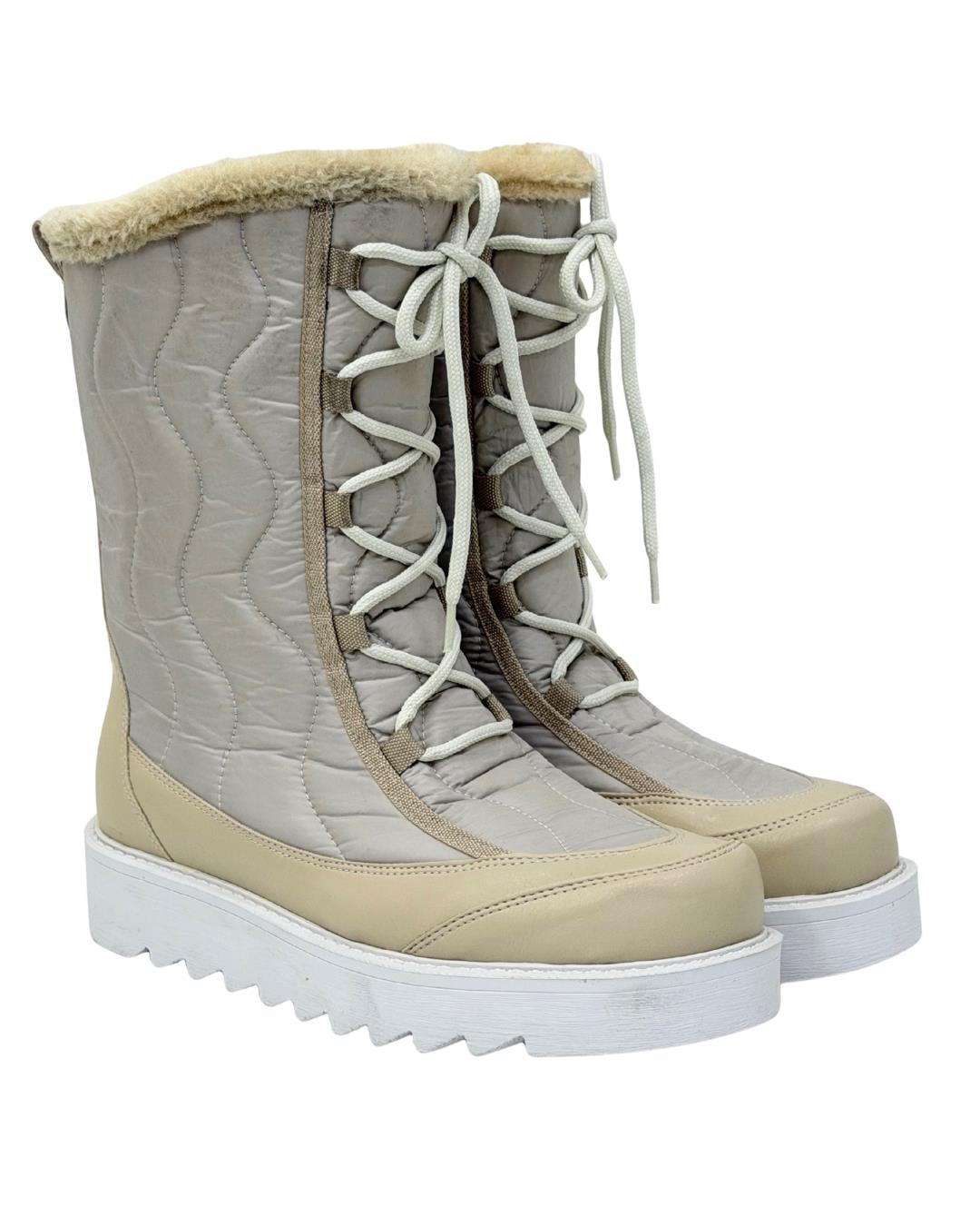 İçi Kürklü Kar Botu 4 Cm Tabanlı