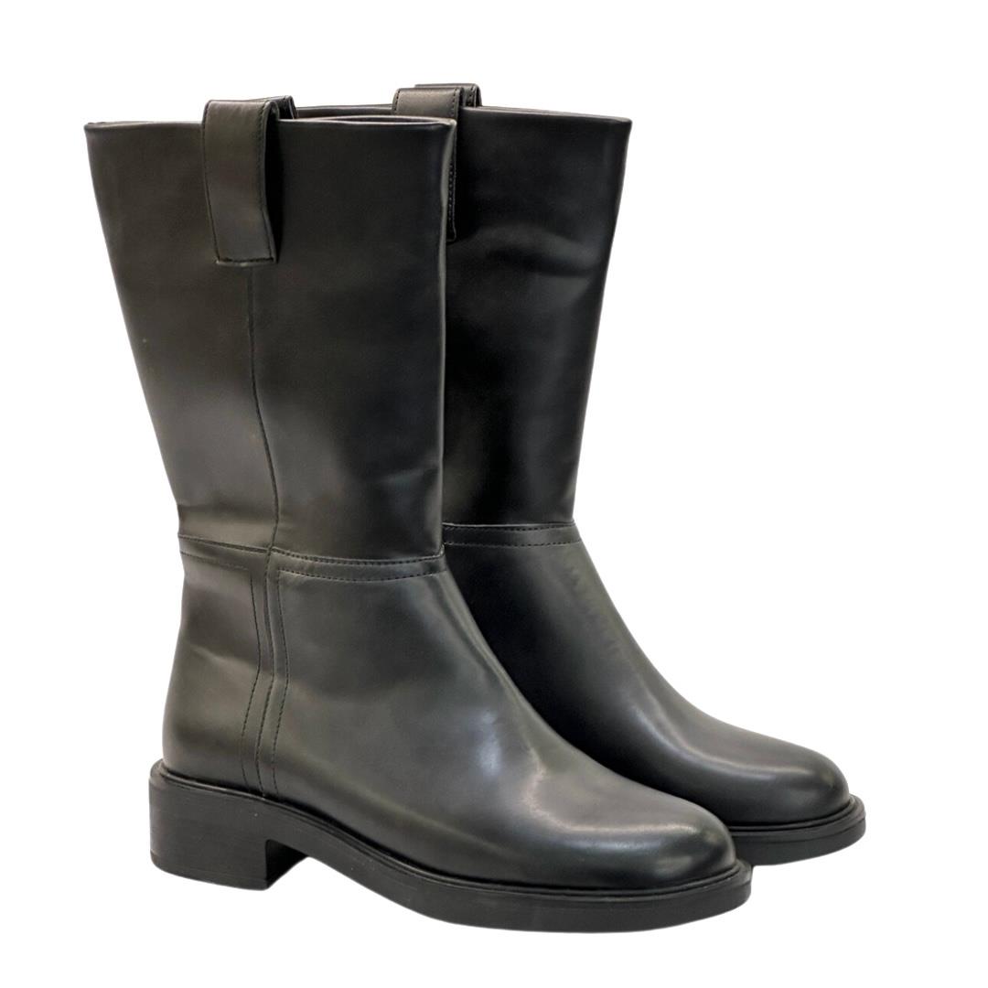 Sade Fermuarsız 4 Cm Tabanlı Bot
