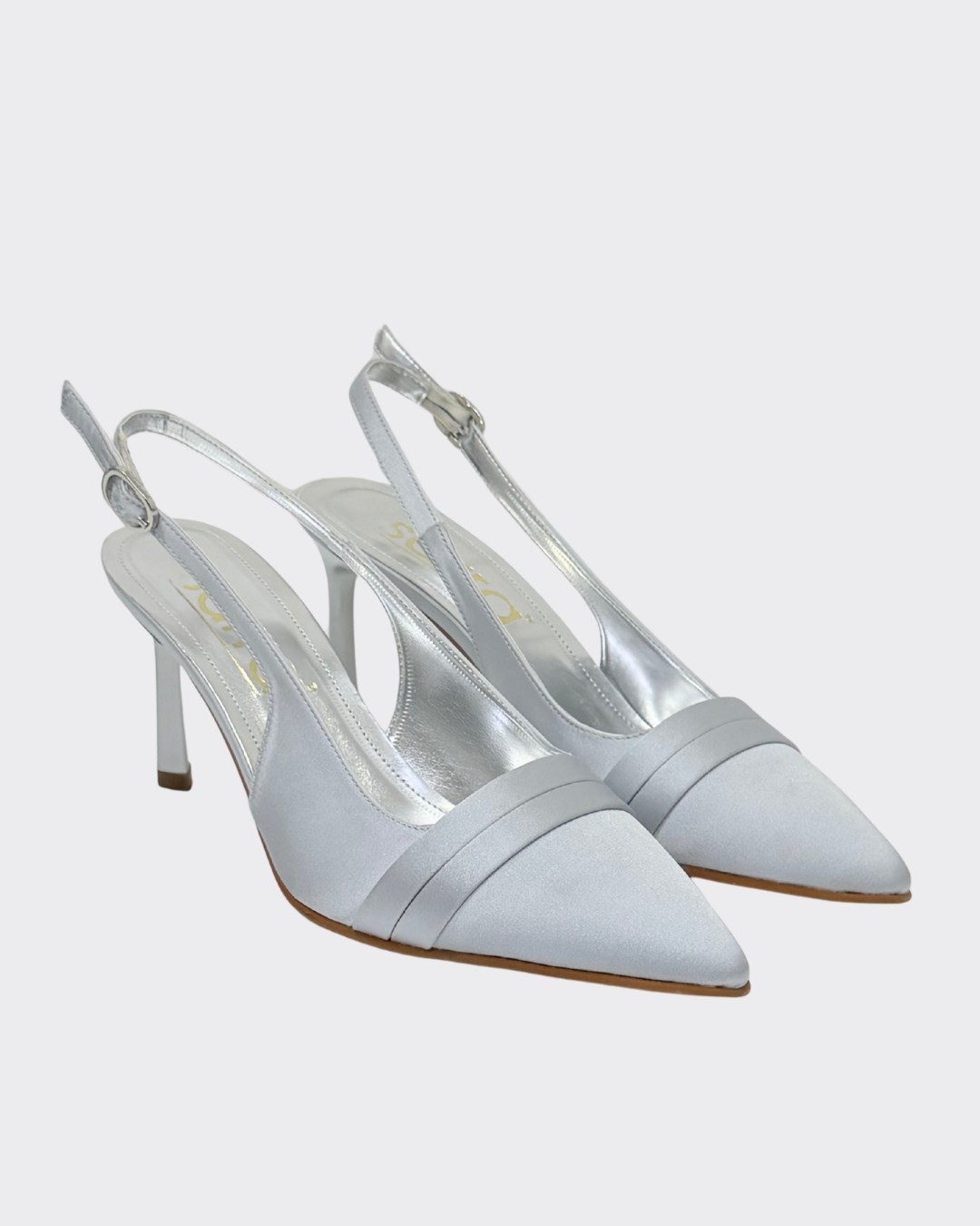 Saten 9 Cm Rahat Topuklu Stiletto