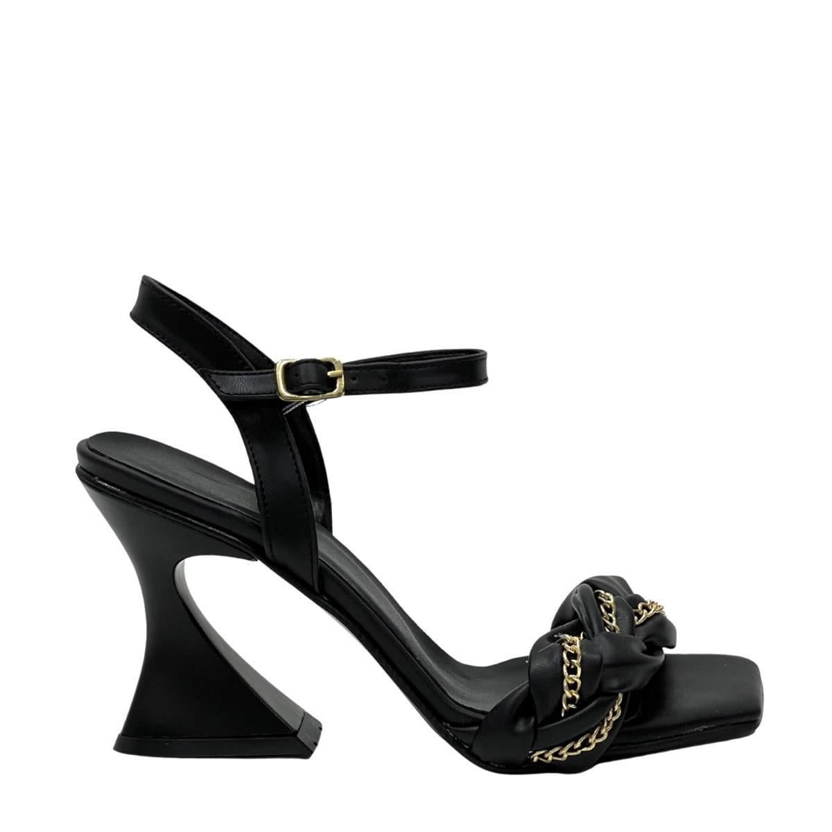 Siyah10 cm Topuklu Stiletto