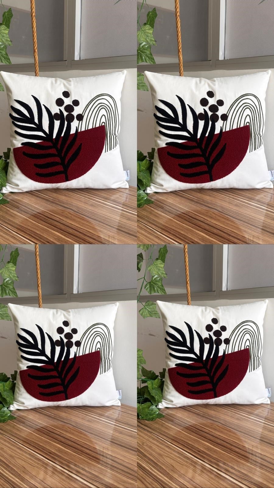 4'LÜ SOYUT BOTANİK DESENLİ PUNCH
