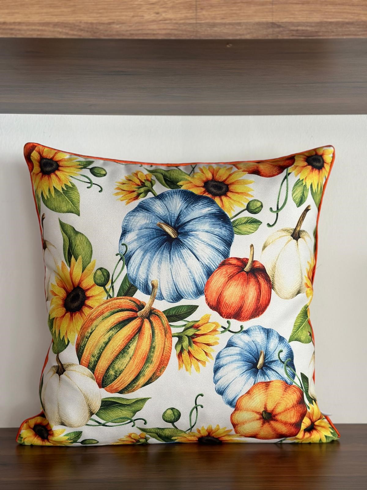 D1370 BALKABAĞI VE AYÇİÇEĞİ DESENLİ KIRLENT