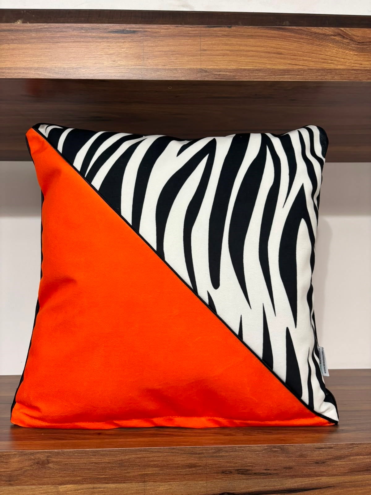 E406 DÜZ TURUNCU ZEBRA VEREV DESEN