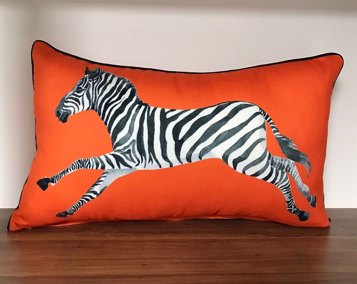 E712A TURUNCU ZEMİN KOŞAN ZEBRA-3050