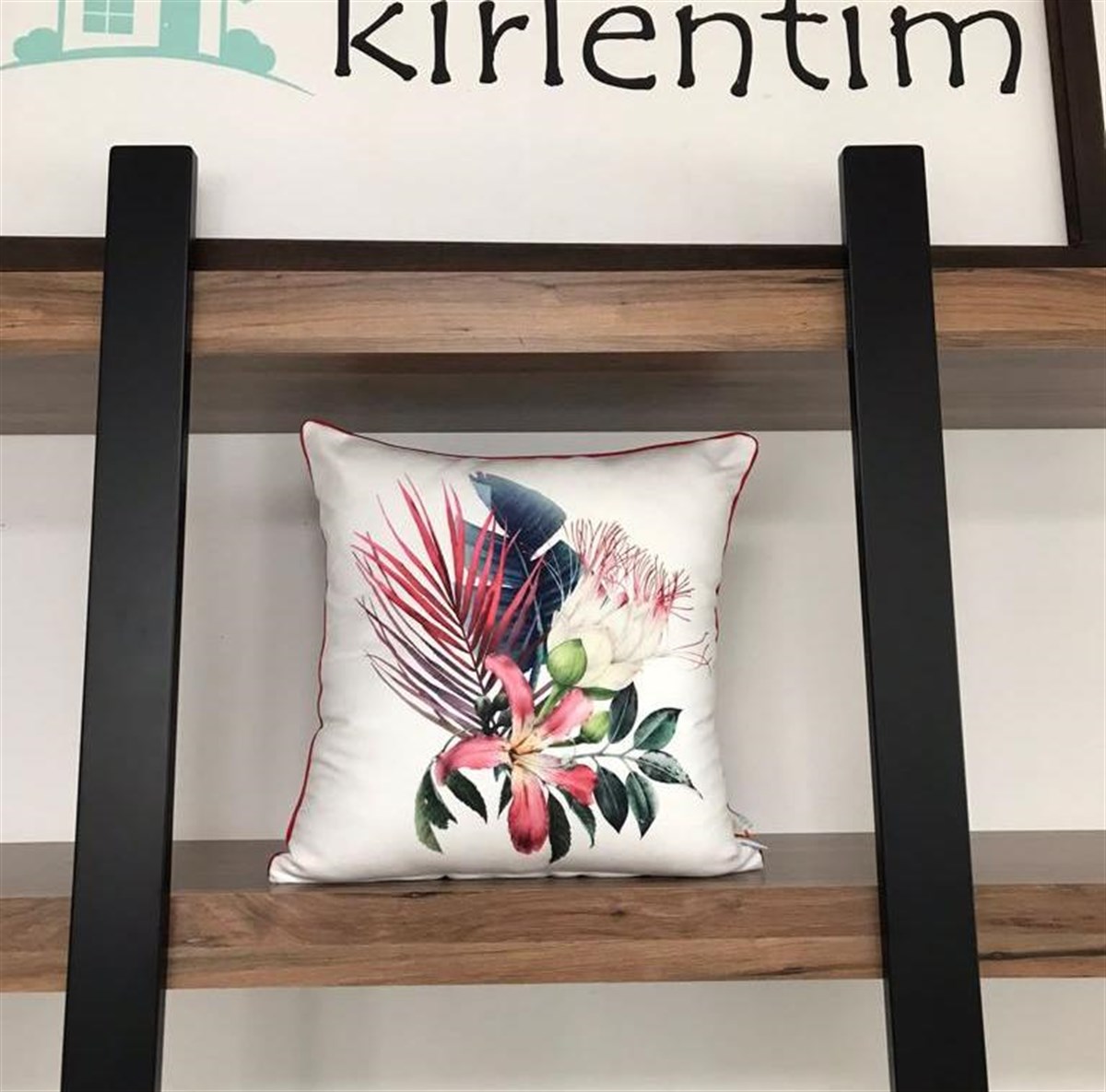 E946 ÇİFT TARAFI DİJİTAL BASKILI KENARLARI BİYELİ