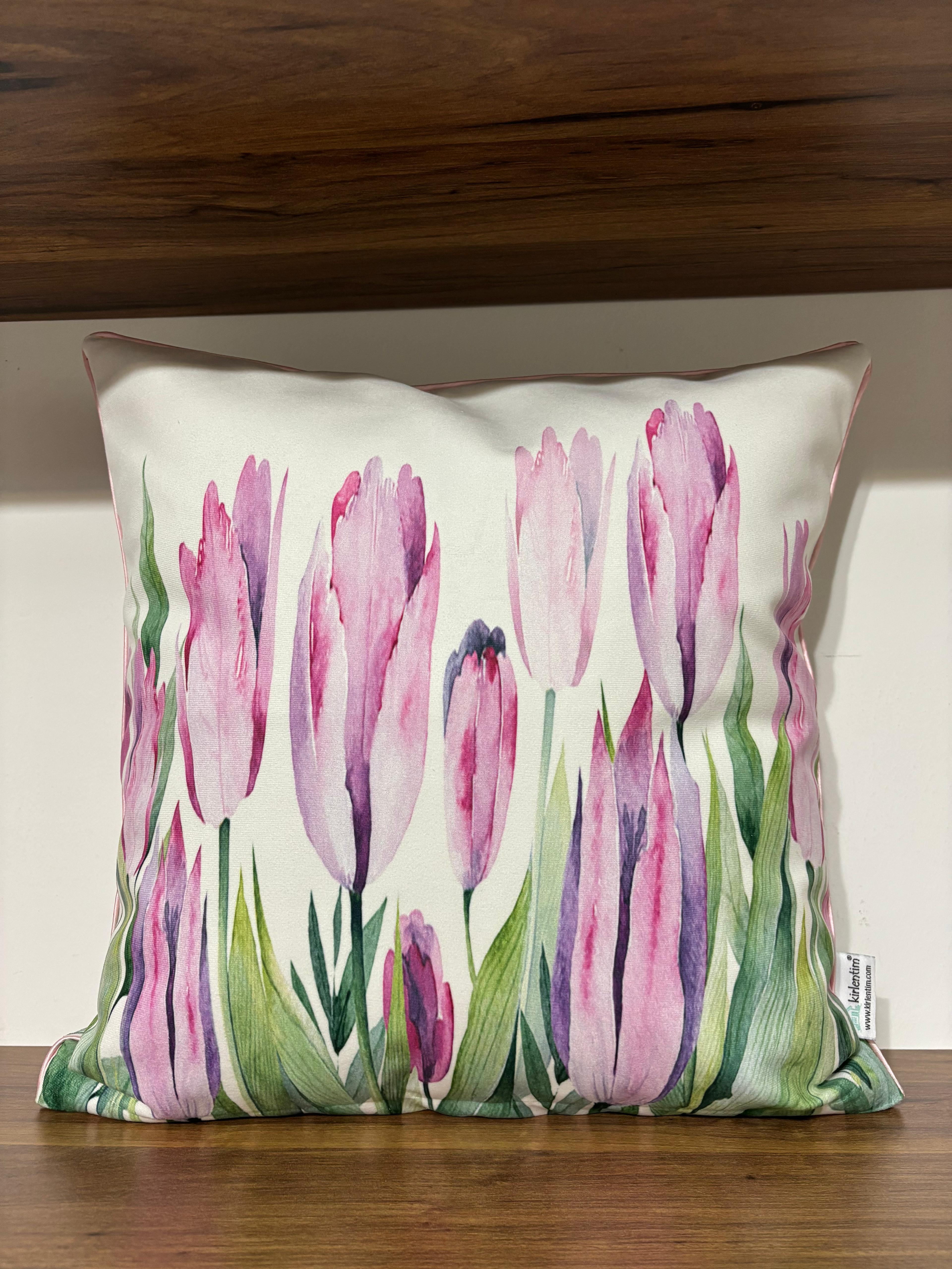 H1203 PEMBE MOR LALELER 