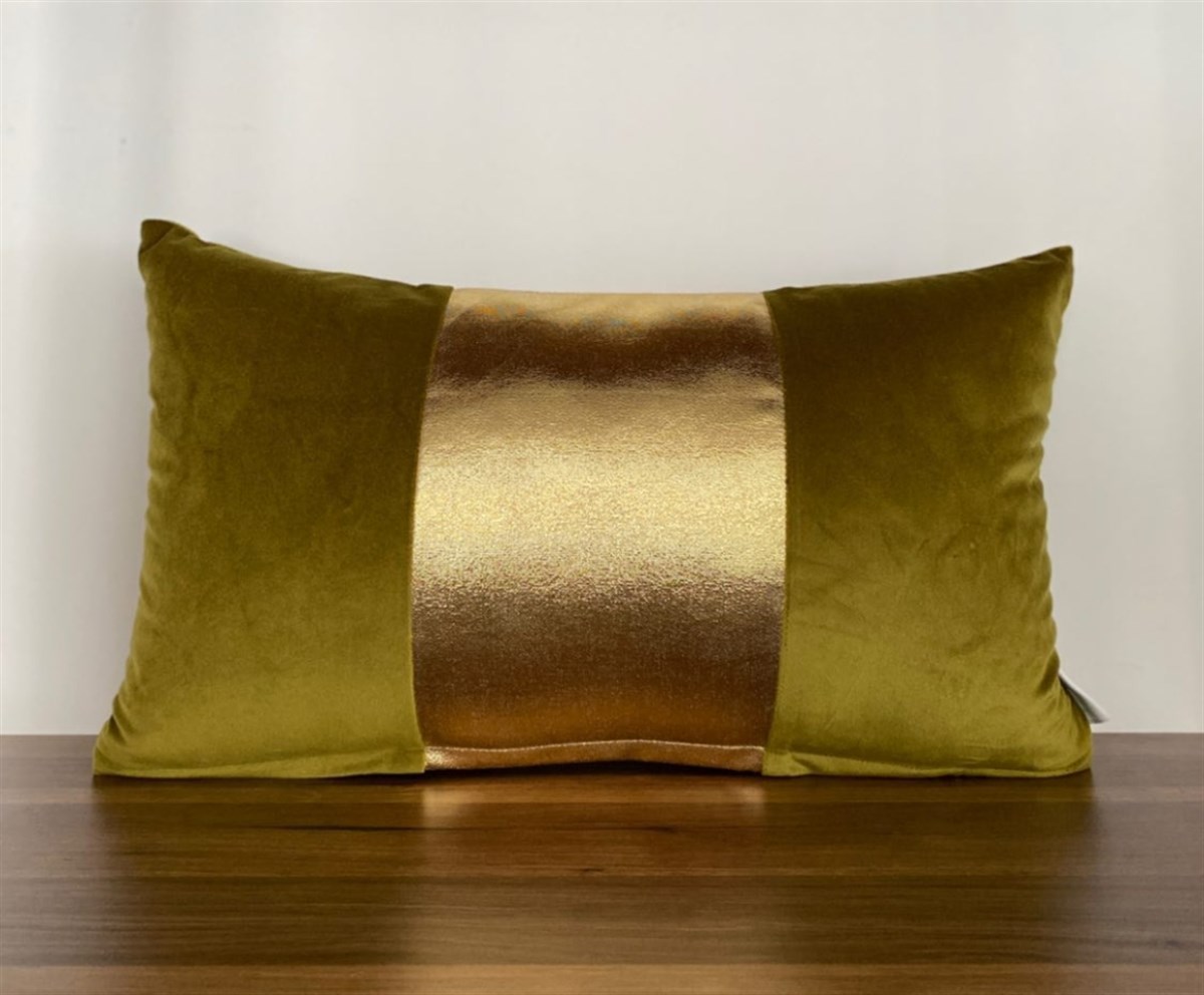 HAKİ KADİFE ORTADA GOLD VARAK BANT-5030
