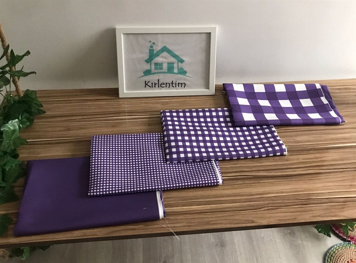 K983V10 MOR EKOSE KOMBİNİ KUMAŞ