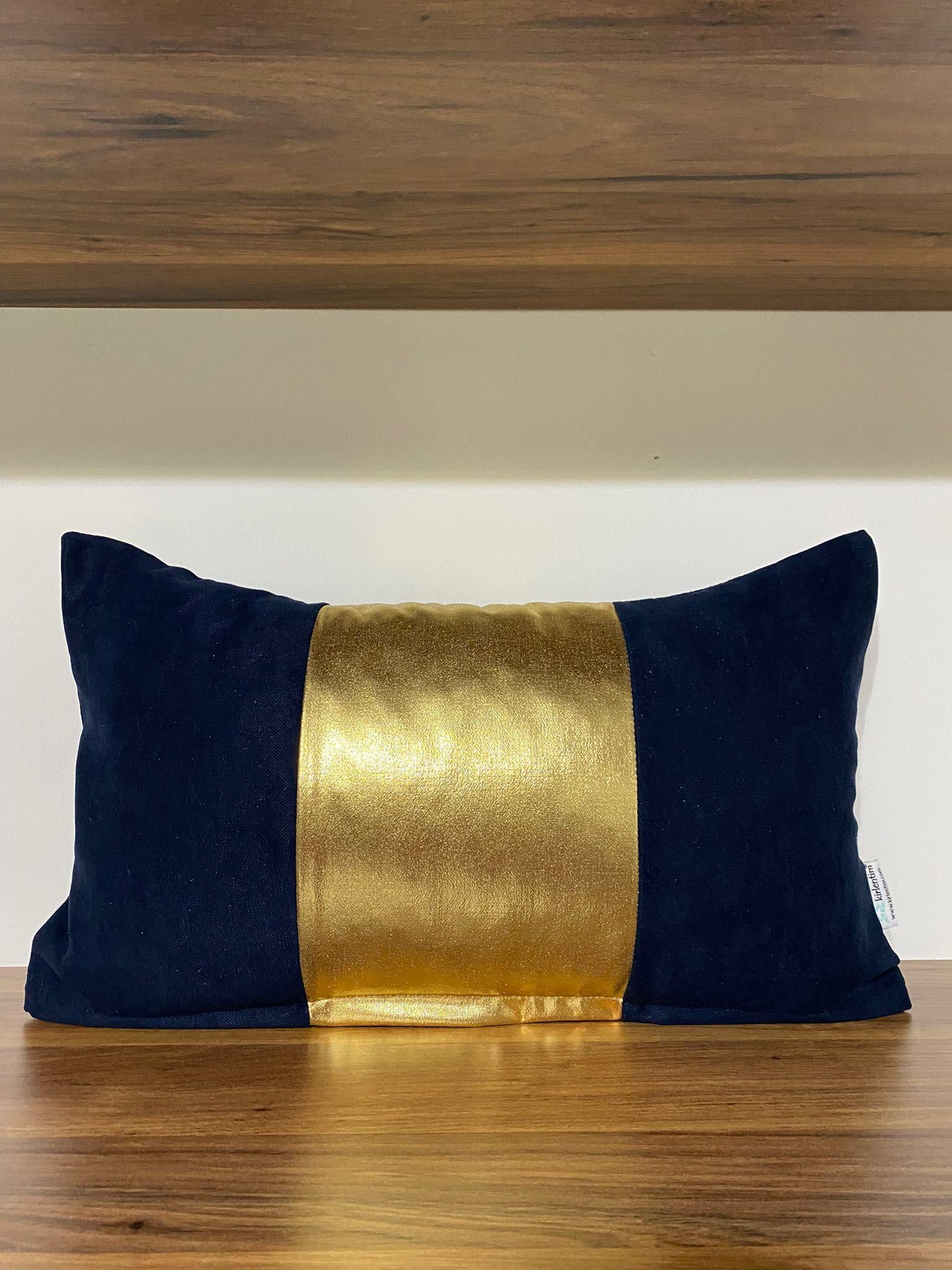 MAVİ ORTADA DÜZ GOLD VARAK BANT-5030