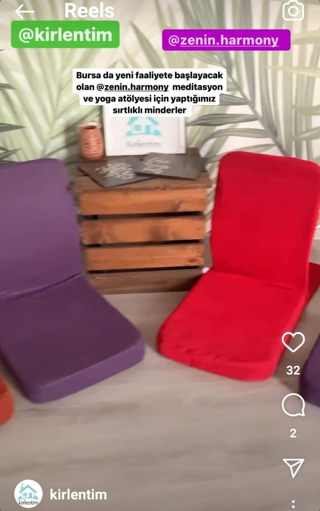 SIRTLIKLI MEDİTASYON MİNDERİ (BACK JACK)