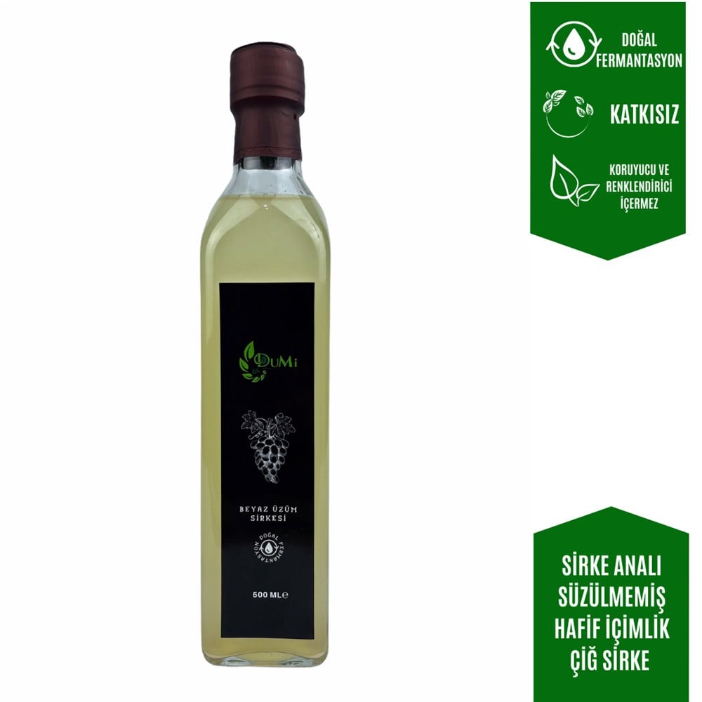 Beyaz Üzüm Sirkesi  500 ML