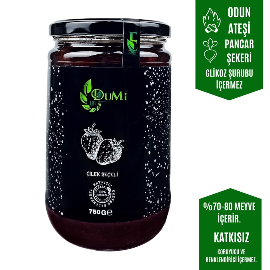  Çilek Reçeli 750 Gr / Ekstra Geleneksel  