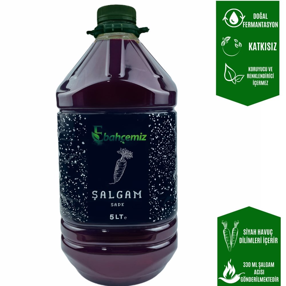 ŞALGAM SUYU 5 LT ACISIZ / DOĞAL FERMANTASYON