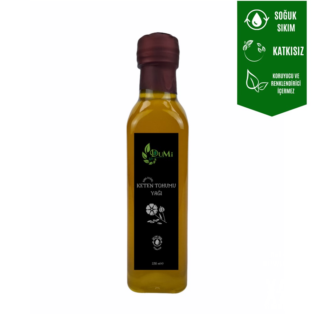 Soğuk Sıkım Keten Yağı 250 ML