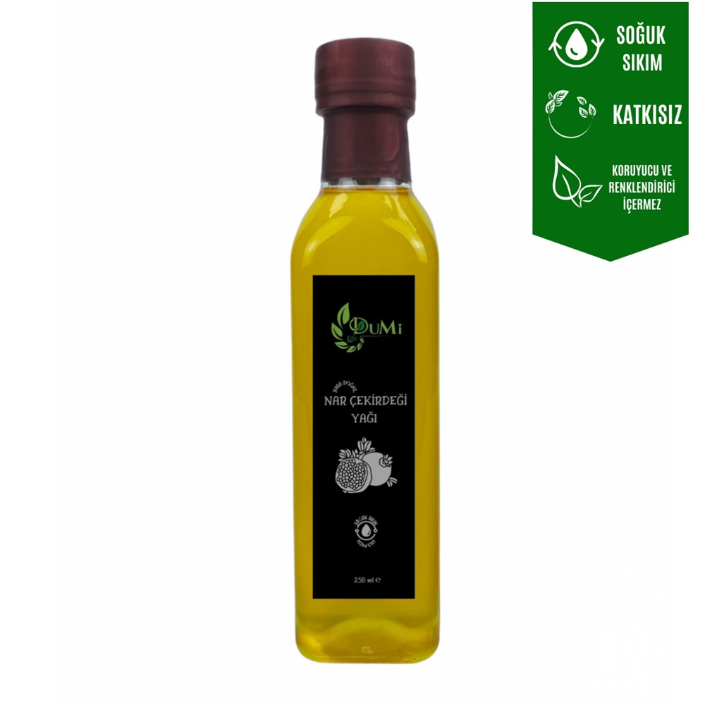 Soğuk Sıkım Nar Çekirdeği  Yağı 250 ML