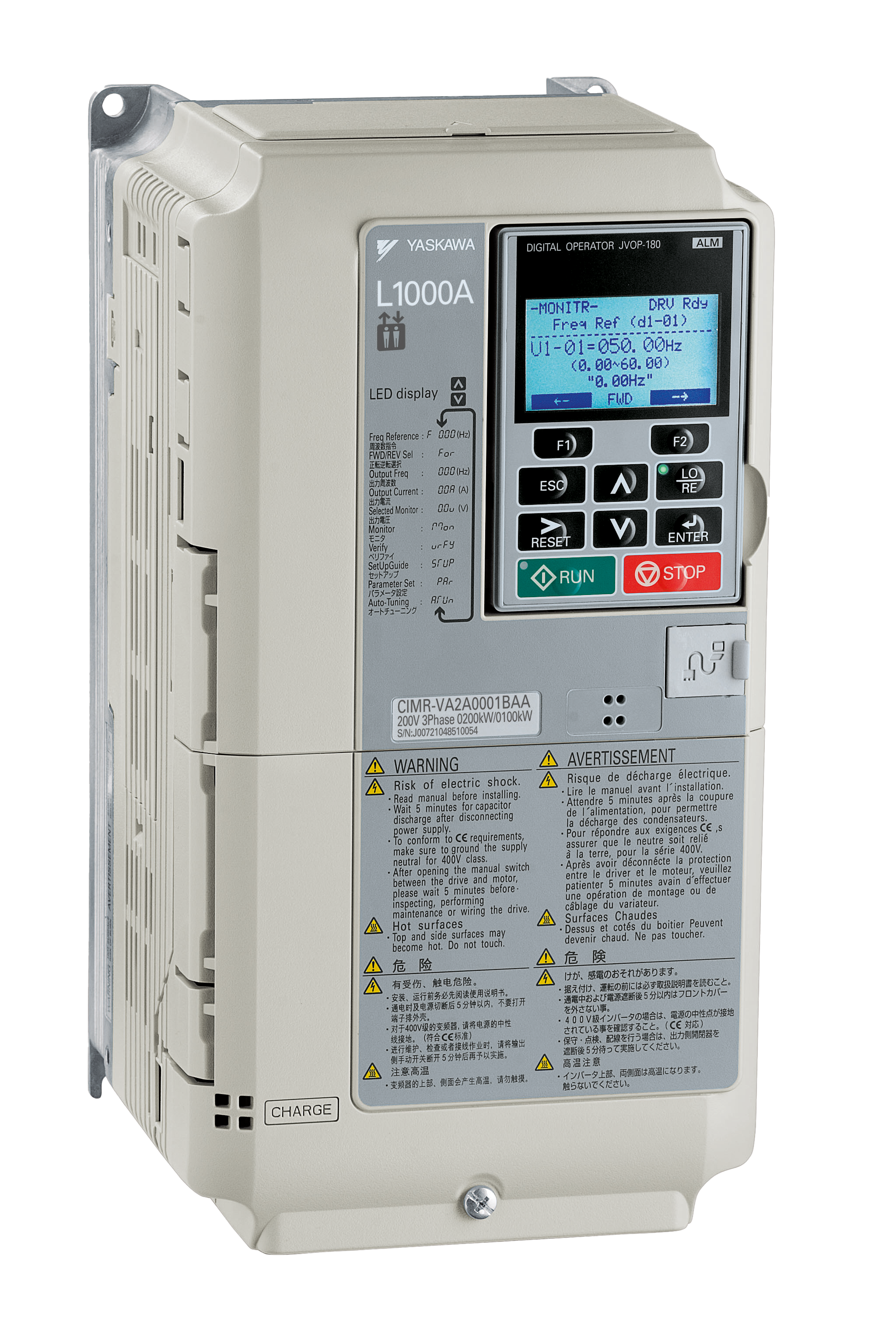 YASKAWA CIMR-LC4F0031BAC L1000A Serisi
