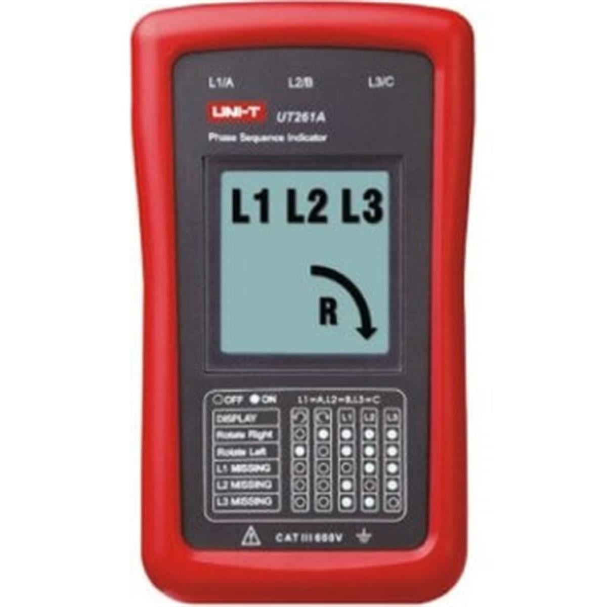 Uni-T UT261A Faz Sırası Ve Motor Yönü Ölçer