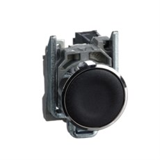 Siyah Sıva Altı Eksiksiz Buton Ø22 Yaylı Dönüş 1NA İşaretsiz XB4BA21