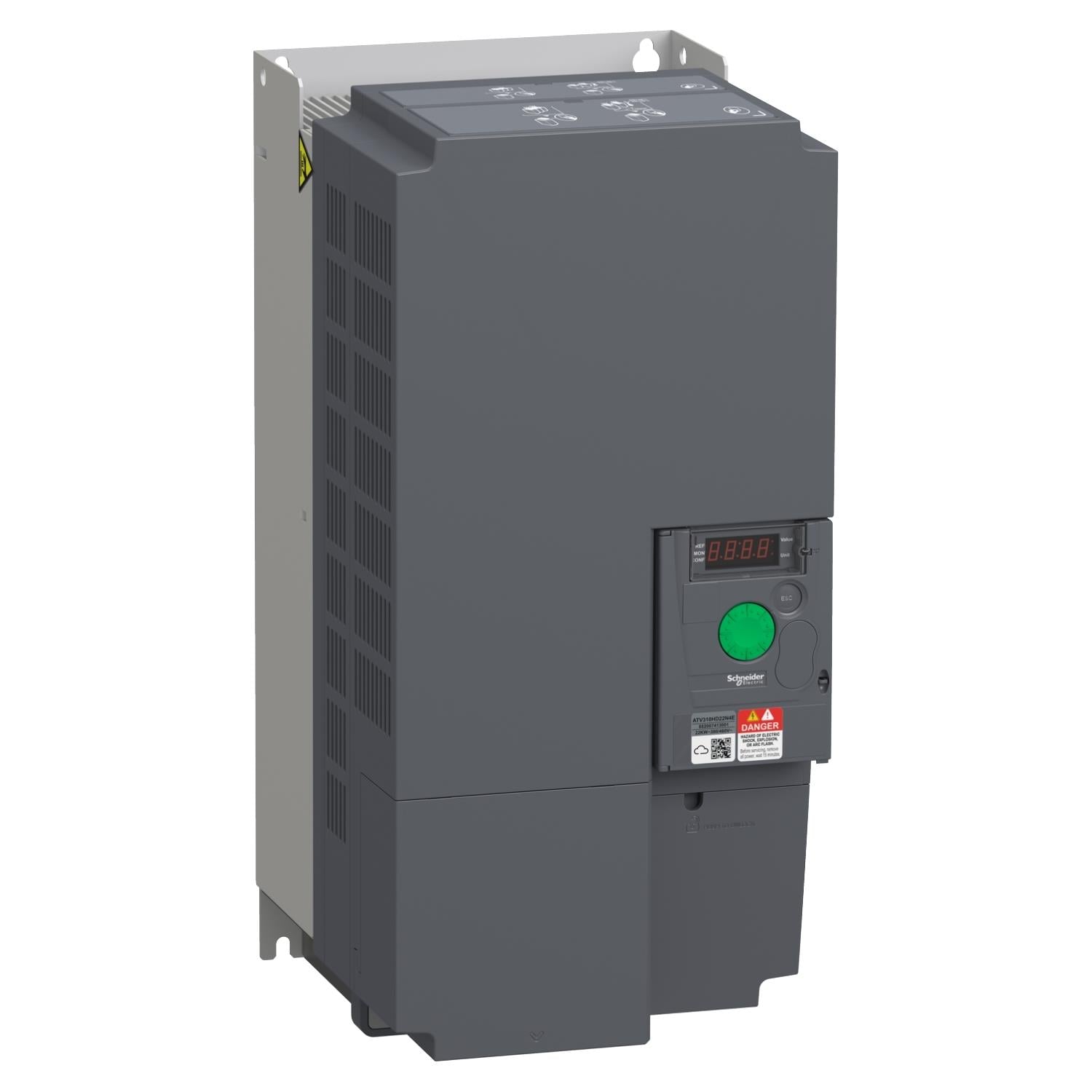 Değişken hızlı sürücü ATV310, 22 kW, 30 hp, 380...460 V, 3 phase, filtresiz