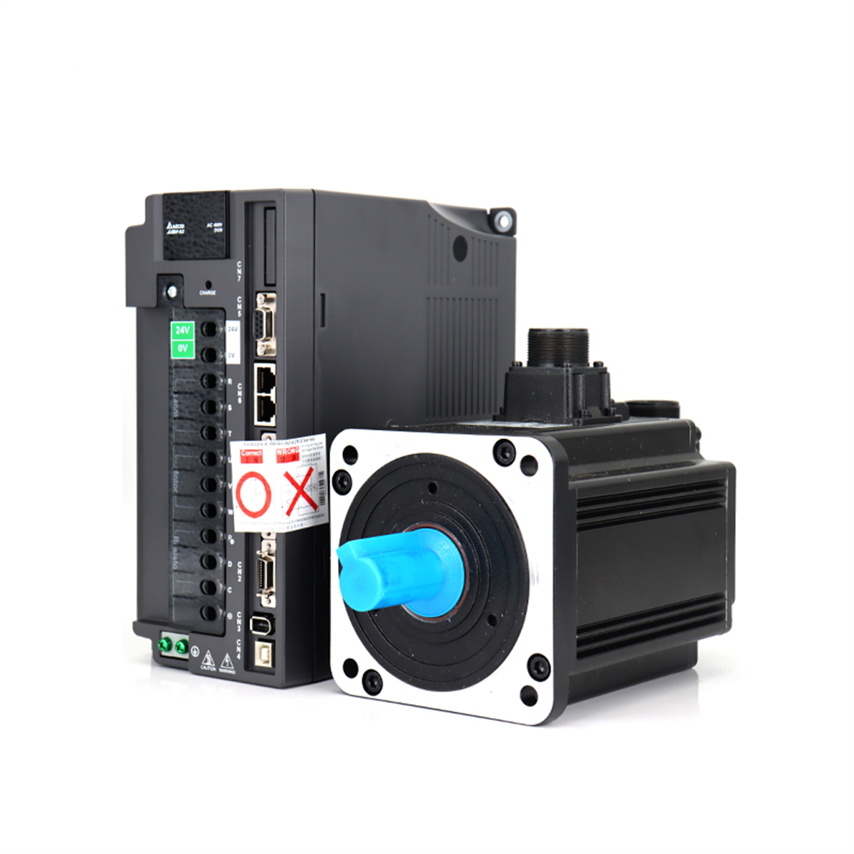 DELTA 2kW EtherCAT Haberleşmeli Frenli Set