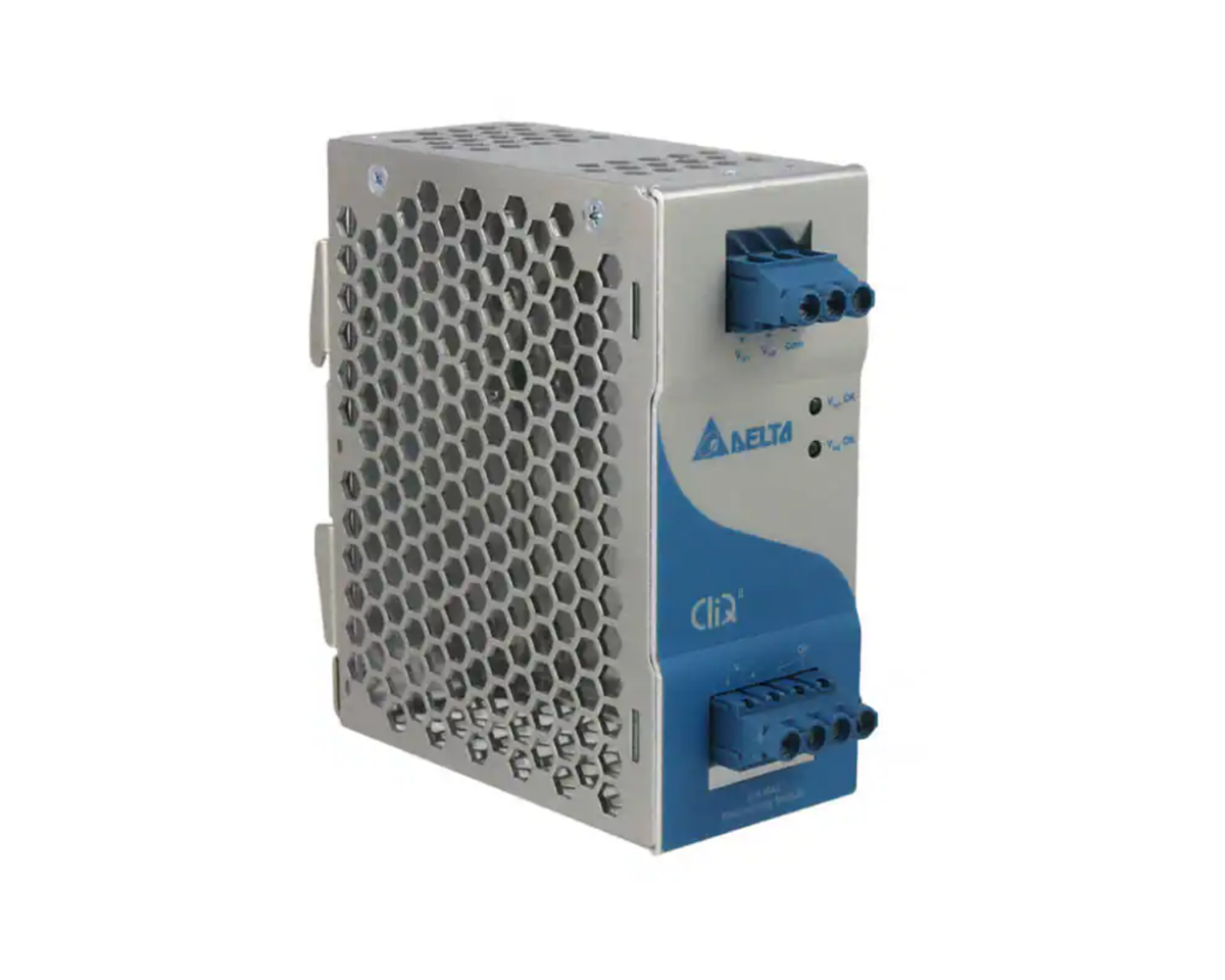 DELTA CliQ ACC Ray Tipi Güç Kaynağı, Giriş: 22-60VDC, Çıkış: 24V 480W