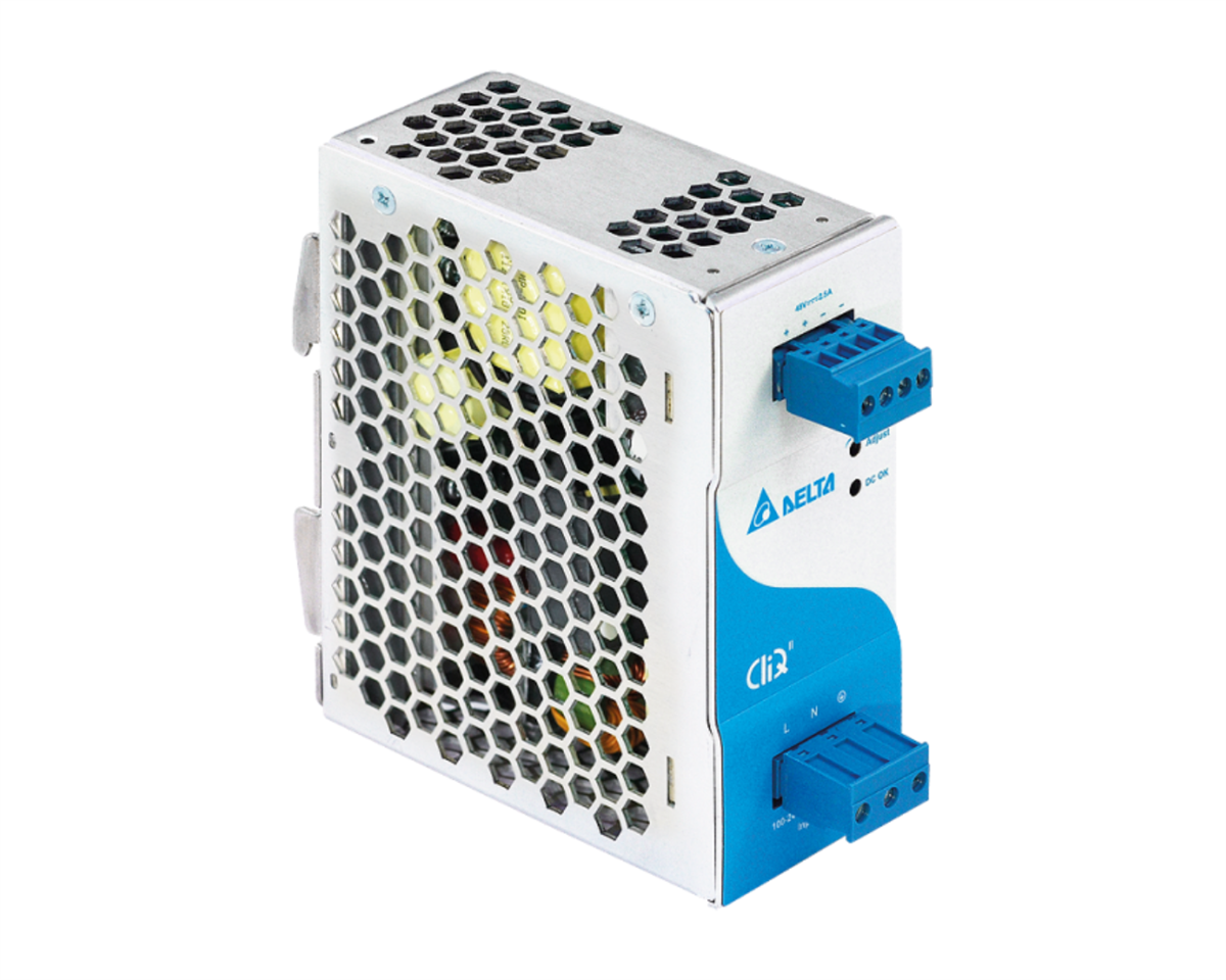 DELTA CliQ II Ray Tipi Güç Kaynağı, Giriş: 85-264VAC 1Faz, Çıkış: 48V 120W , ATEX Sertifikalı 