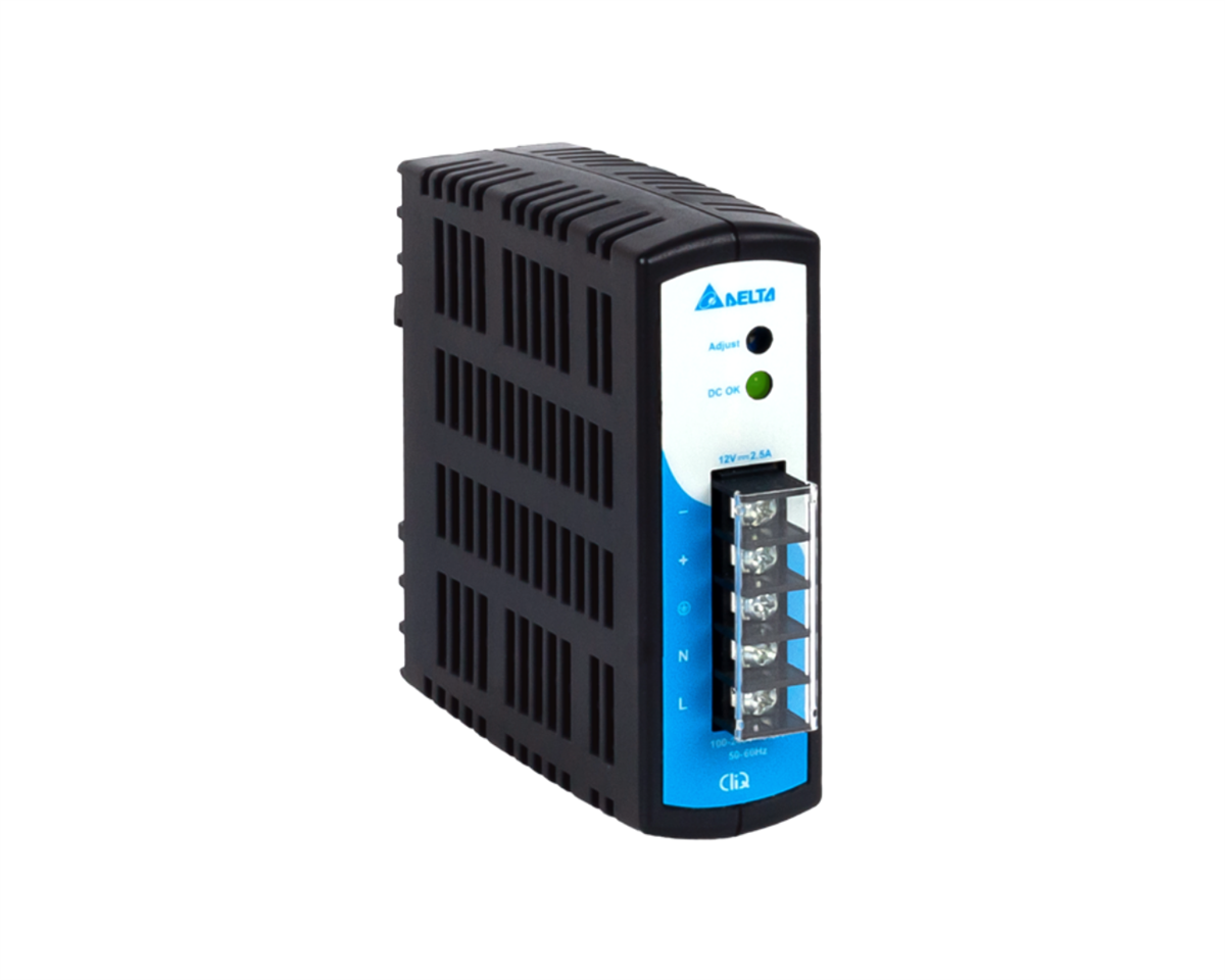 DELTA CliQ Ray Tipi Güç Kaynağı, Giriş: 85-264VAC 1Faz, Çıkış: 12V 15W, ATEX Sertifikalı