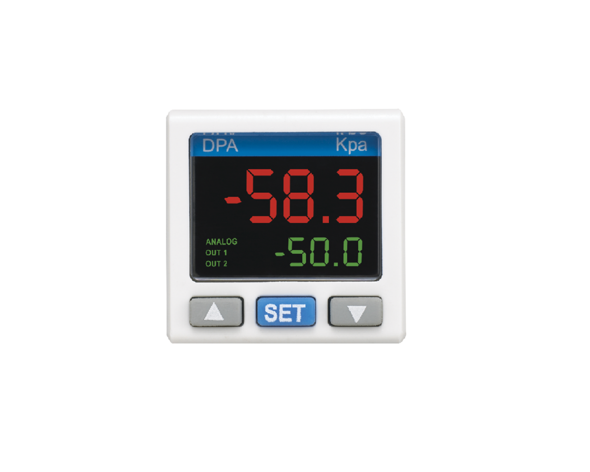 DELTA DPA Endüstriyel Basınç Sensörü, 100kPA~100kPA ölçüm aralığı,NPN Transistör çıkış, RS485 haberleşmeli