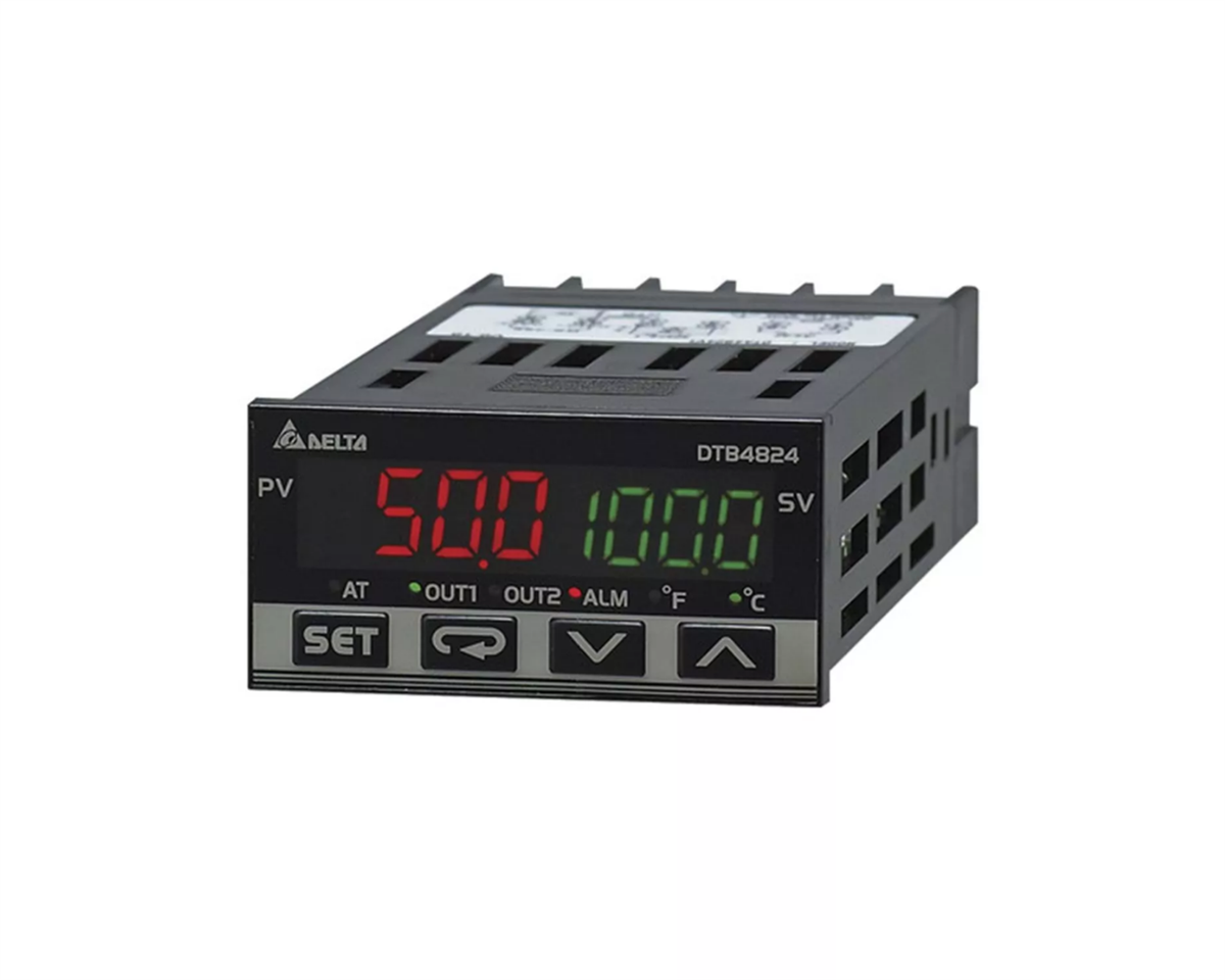 DELTA DTB Pano Tipi Gelişmiş Sıcaklık Kontrolörü, 48 x 24, Lineer Akım + Röle