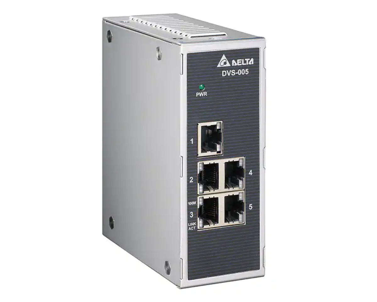 DELTA DVS Ethernet Switch Ethernet/Fiber: 5 / 0