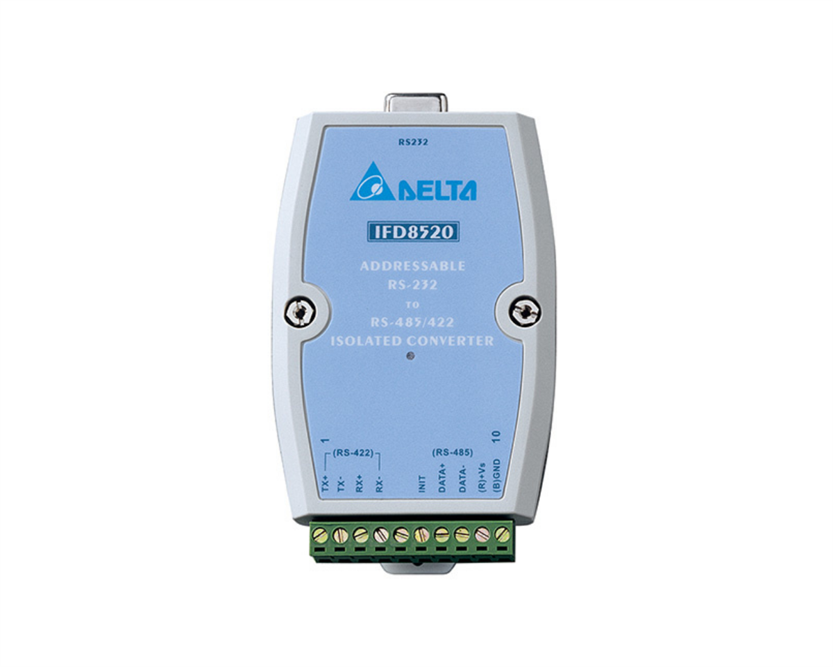 DELTA IFD İzolasyonlu Haberleşme, 1.Port: RS232, 2. Port: RS422/485  