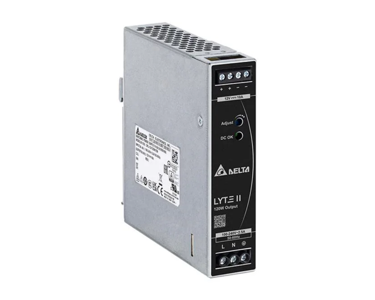 DELTA Lyte II Ray Tipi Güç Kaynağı, Giriş: 90-264VAC 1Faz, Çıkış: 12V 120W