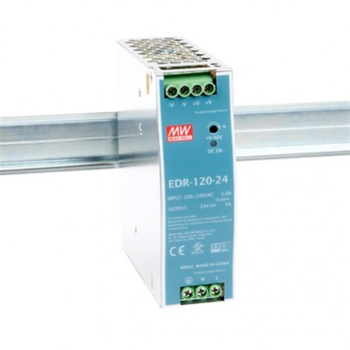 EDR-120-24 Ray Montajlı Güç Kaynağı