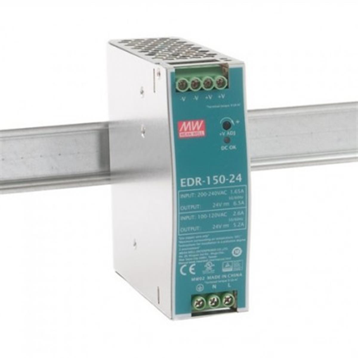 EDR-150-24 Ray Montajlı Güç Kaynağı