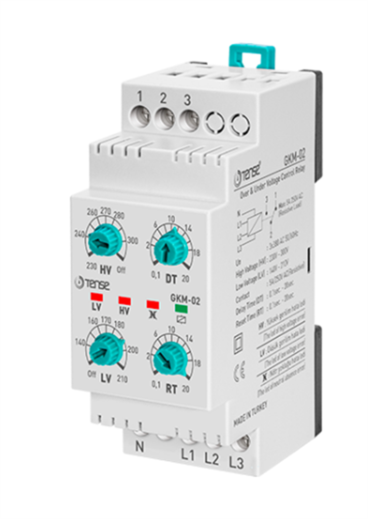 GKM-02F Gerilim Kontrol Rölesi