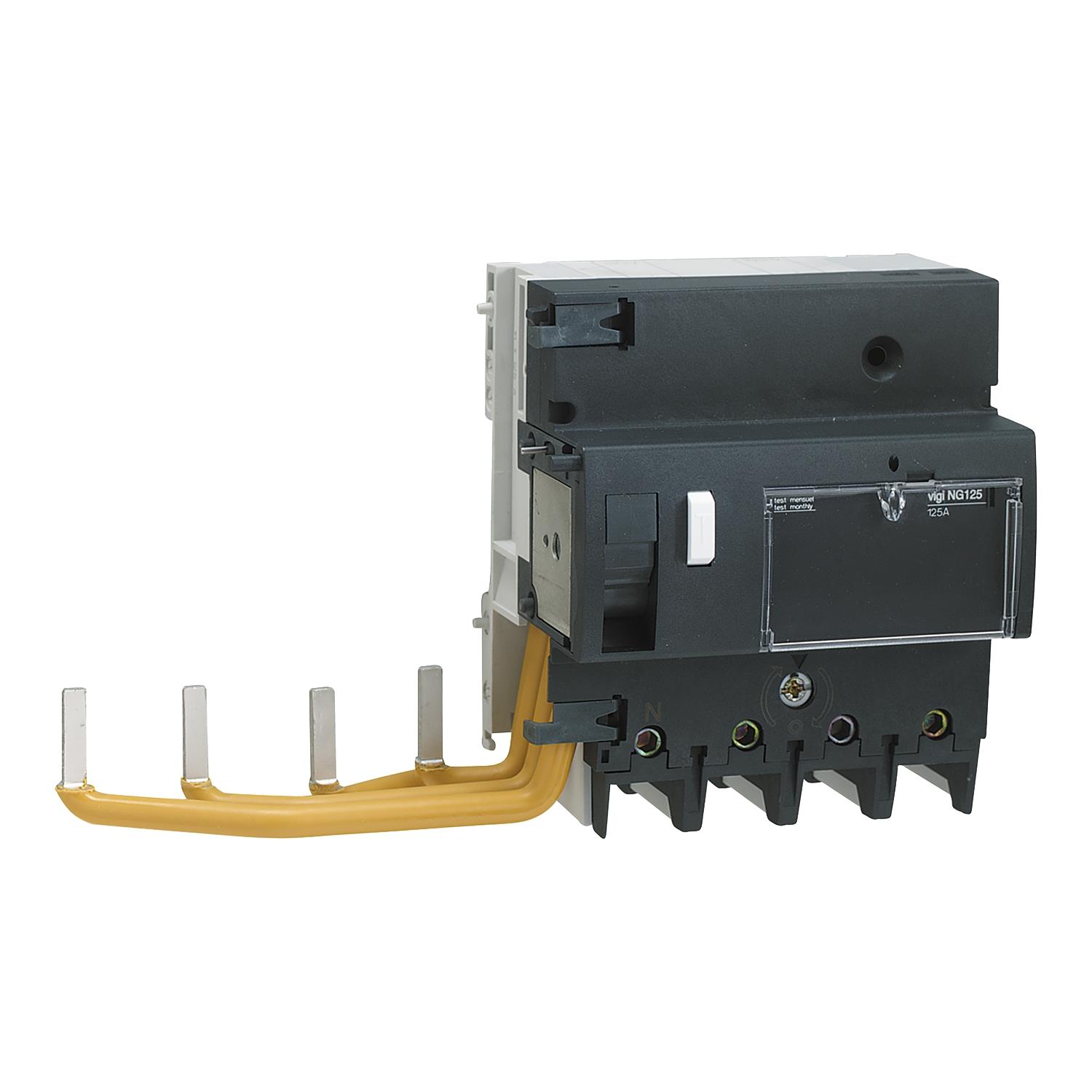 NG125 - Toprak Kaçağı Eklenti Bloğu - Vigi NG125 - 4P - 125A - 30mA