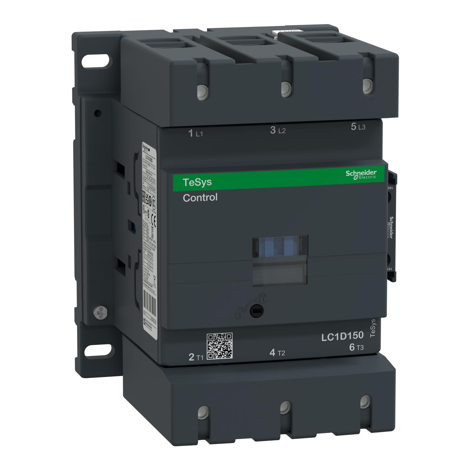 TeSys D kontaktör - 3P(3 NA) - AC-3 - = 440 V 150 A - 24 V DC bobin