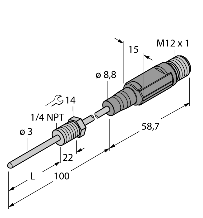 TTM150C-206A-G1/2-LI6-H1140-L050-50/150C