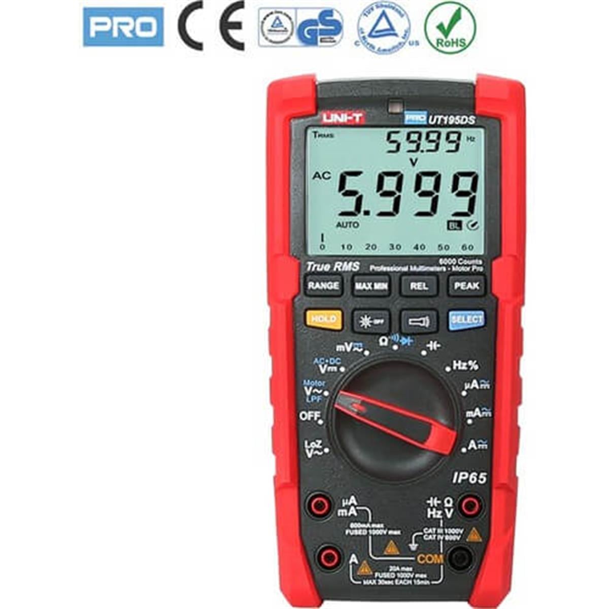 Uni-T UT195DS (Gs) Dijital Multimetre  (Pro Line)