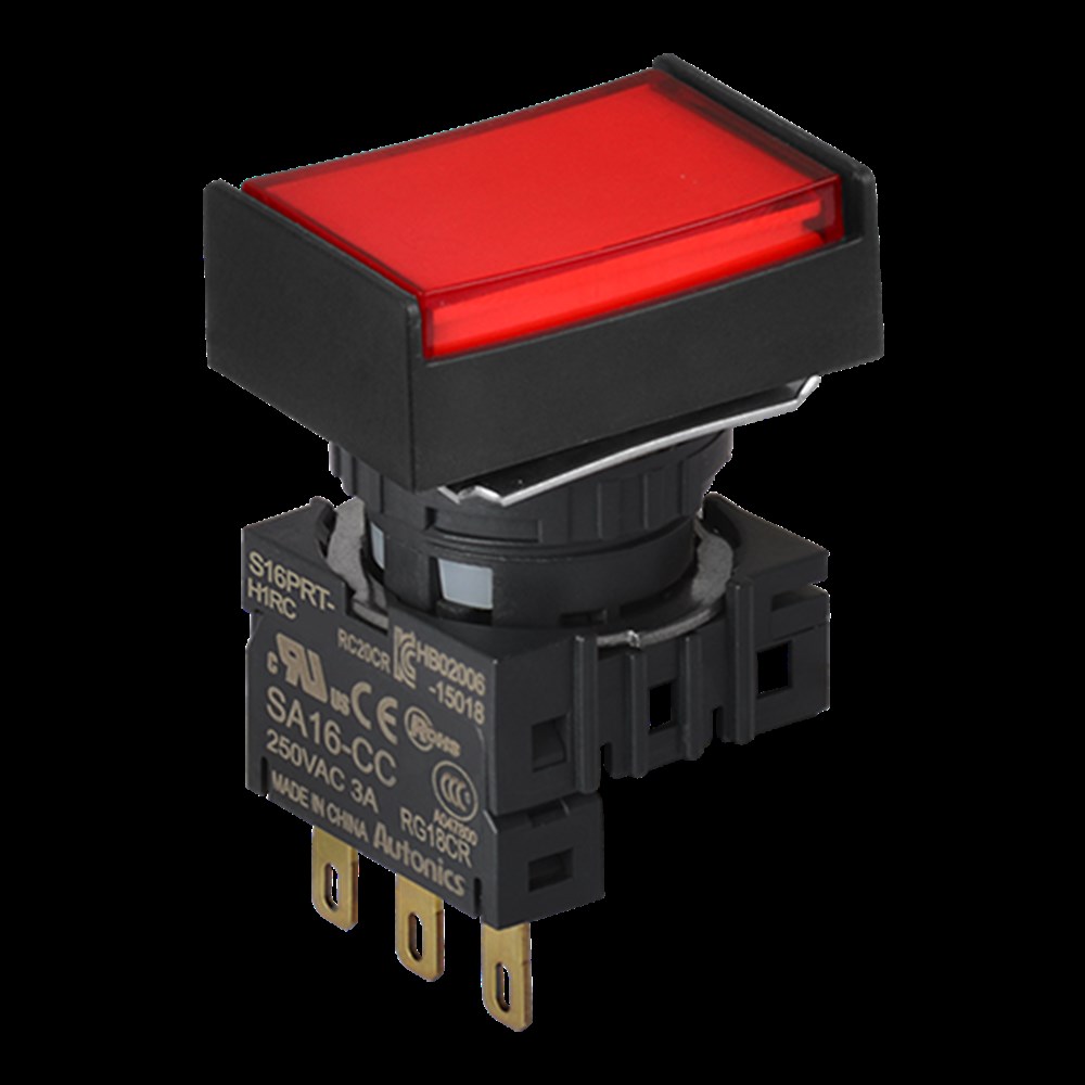 Yaylı Buton Ø16㎜ Kontrol Anahtarı S16PRT-H1RC