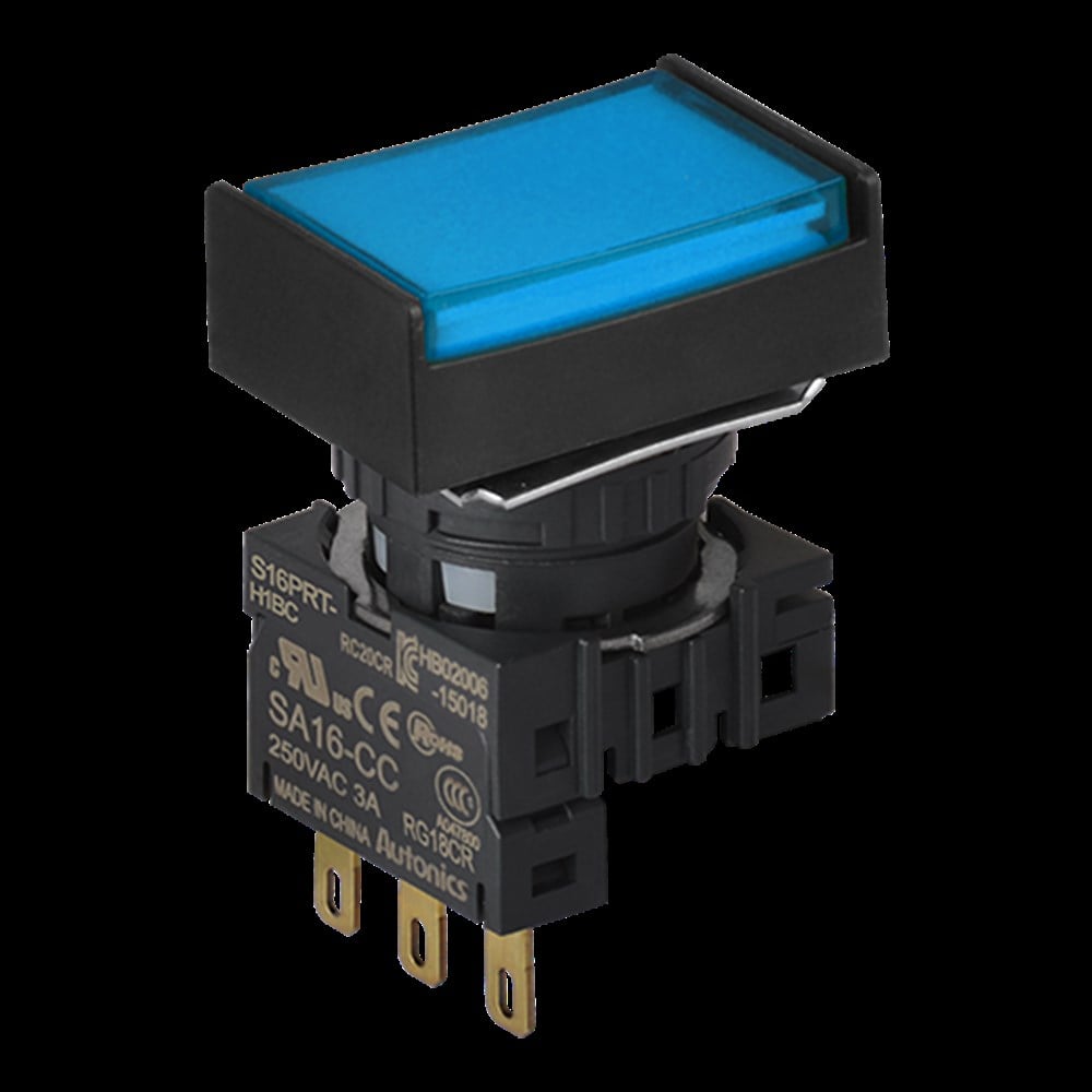 Yaylı Buton Ø16㎜ Kontrol Anahtarı S16PRT-H2BC