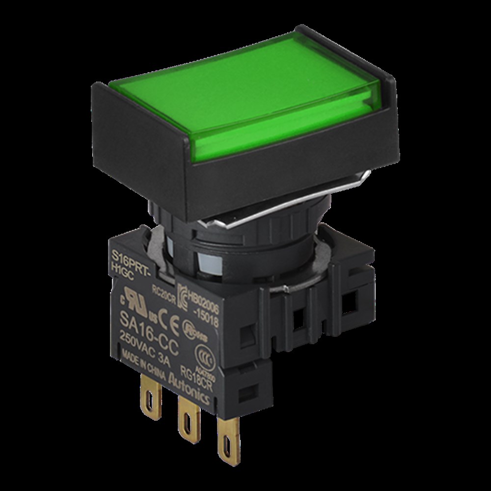 Yaylı Buton Ø16㎜ Kontrol Anahtarları S16PRT-H2GC