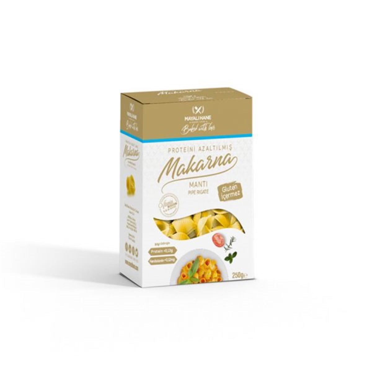  Mayalıhane Düşük Proteinli Mantı Makarna 250 grGlutensiz Ürünler