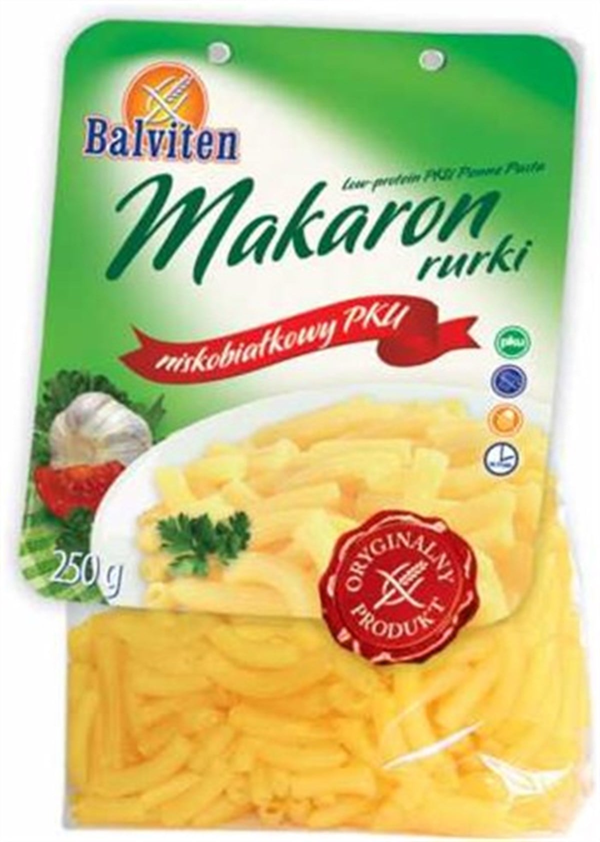 Balviten Düşük Proteinli ve Glutensiz Düdük Makarna 250 gr