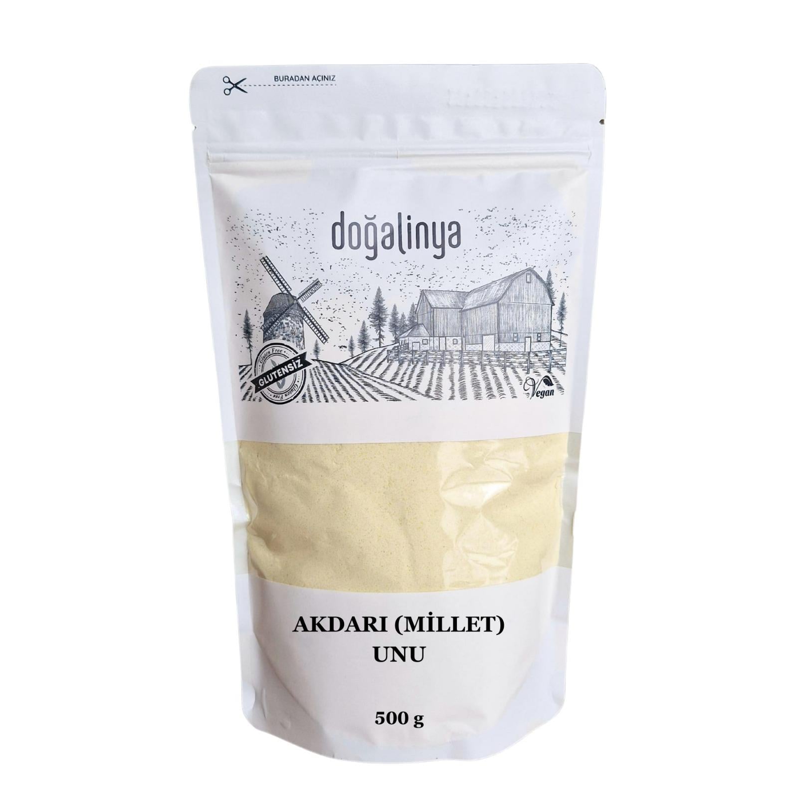 Doğalinya Glutensiz Akdarı-Millet Unu 500gGlutensiz Ürünler