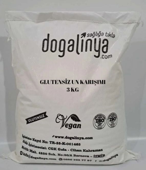 Doğalinya Glutensiz Un Karışımı 3 kgGlutensiz Ürünler
