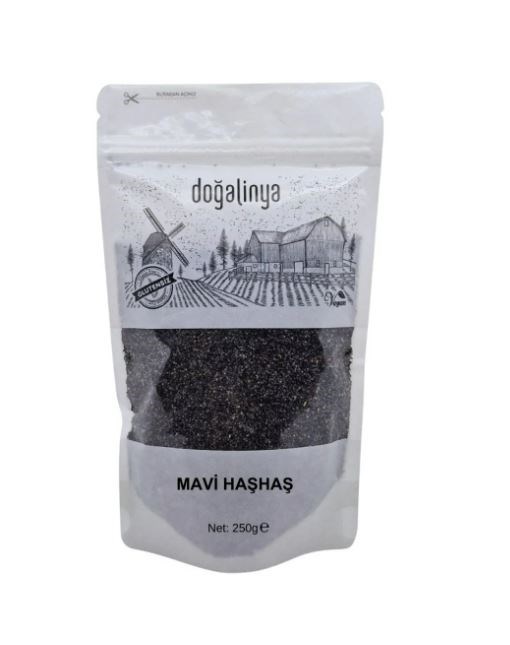 Doğalinya Mavi Haşhaş 250g (Yerli)Glutensiz Ürünler