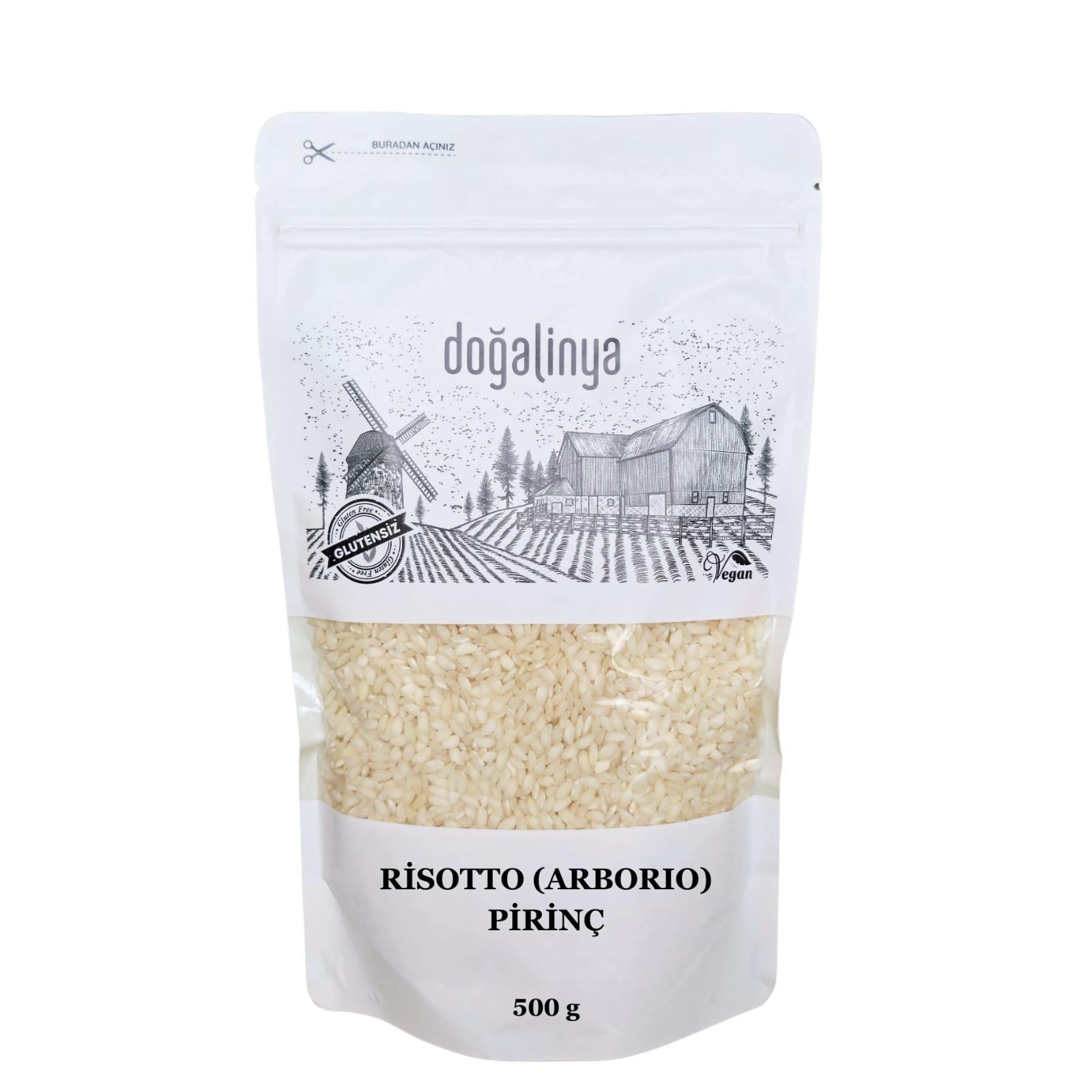 Doğalinya Risotto - Arborio Pirinci  500gGlutensiz Yemeklikler