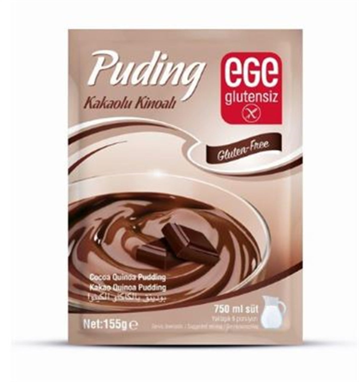 Ege Glutensiz Kakaolu Kinoalı Puding 155 gr